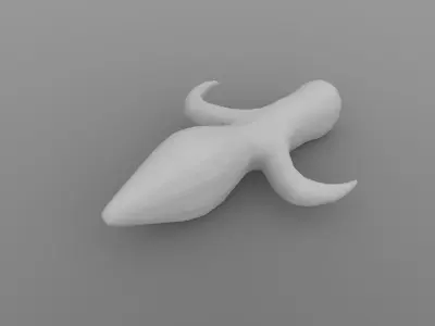 Simple Fluer-De-Lis Free 3D print model
