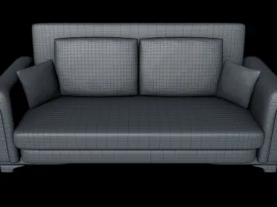 Basic couch Free 3D model