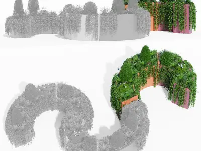 Modular Planters part 3 3D model