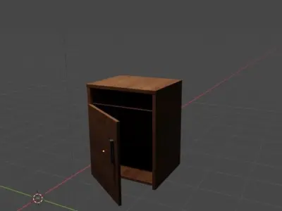 Small Dresser  Free 3D model