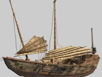 Chinese Boat 3D model