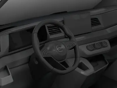 Nissan Interstar L4H3 Van HQ Interior 2024 3D model