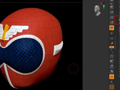 Akarenger Helmet 3D model