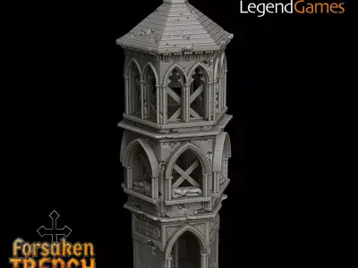 LegendGames Trench Crusade Bell Tower 3D print model
