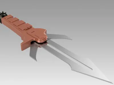 Star Trek The Search for Spock Exacting of The Klingon Dk tahg 3D model