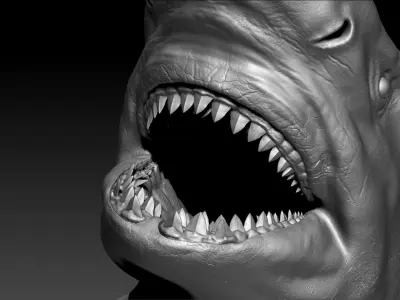 Megalodon SCULPT Project 3D model