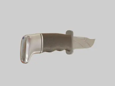 Hunting knife Free 3D model