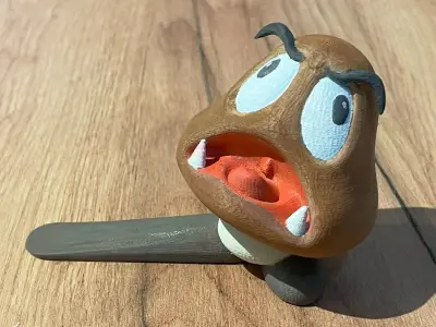 GOOMBA DOOR STOPPER Free 3D print model