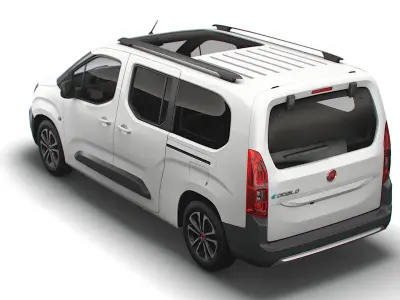 Fiat E-Doblo 361 XL 2023 3D model