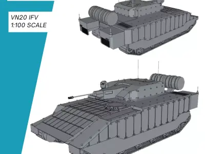 VN20 IFV Infantry Fighting Vehicle 3D print model