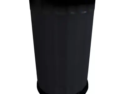 Realistic Oil Filter 3D Model Low-poly 3D model