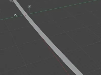 Katana with Death Kanji Low-poly 3D model