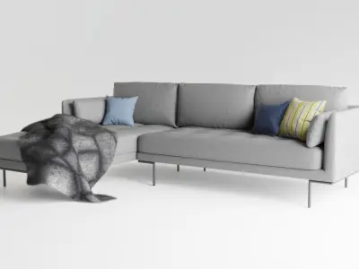 Harlow corner sofa Free 3D model