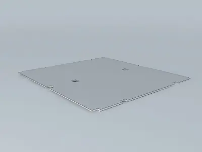 Industrial detail plate Free 3D model