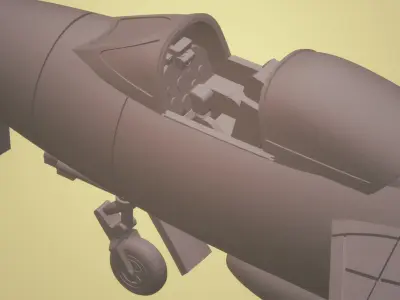 HAWKER HUNTER FR-10 1-72 SCALE HIGHLY DETAILED MODEL 3D print model