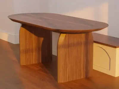 Dishon Dining Set by Path Design Free 3D model