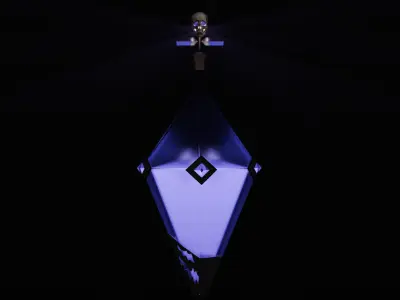 Evil potion  Low-poly 3D model