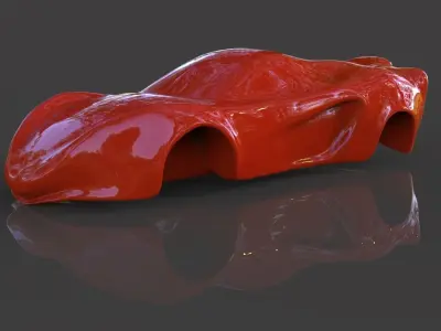 Super Car Body Concept Free 3D model