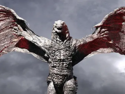 Drake God Lizard Dark Lord  3D model