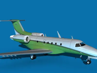 Embraer Praetor 500 V10 3D model