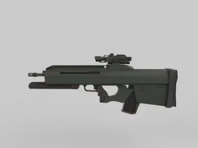  Assault rifle 3D model