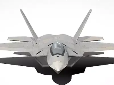 F-22 Raptor 3D Model 3D model