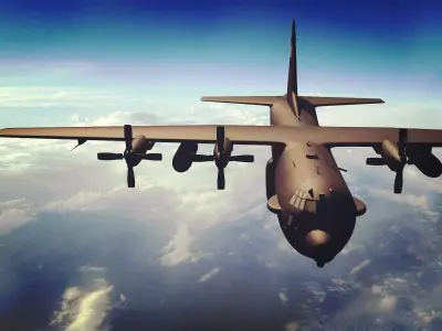 C-130 Hercules USAF 3D model