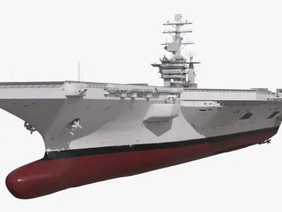 USS Dwight D Eisenhower CVN 69 3D model