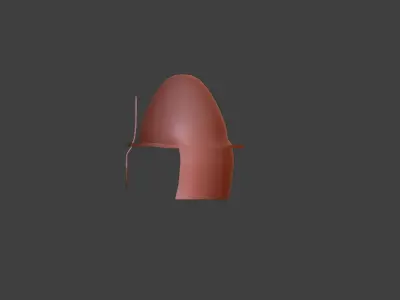 Low Poly Ottoman Helmet Free low-poly 3D model