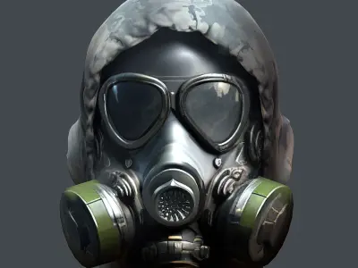 helmet 3d model military combat Low-poly Low-poly 3D model Low-poly 3D model