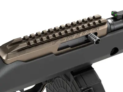 Ruger 10 22 Tactical Takedown Low-poly 3D model