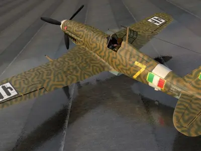 Fiat G-55 Centauro 3D model