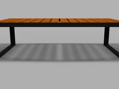 Outdoor Dining Table 3D model