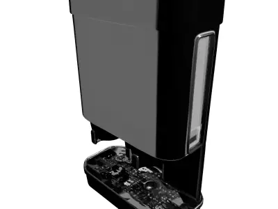 Modern Dual Food Beverage Dispenser Low-poly 3D model