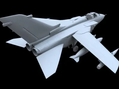 Panavia Tornado IDS Free low-poly 3D model