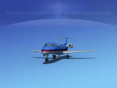 Embraer ERJ-145 British Midland 3D model