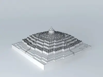 Borobudur Temple 3D model
