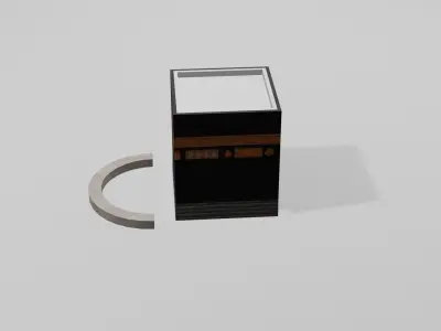 Kaaba Low-poly 3D model