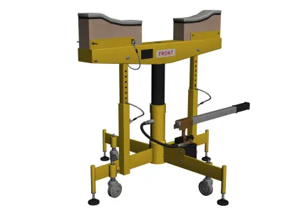 UAV Aircraft Tripod Jack  Low-poly 3D model