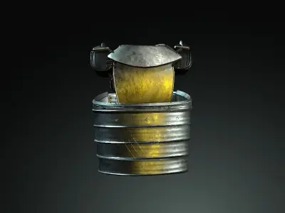 Japan Samurai Karuta Tatami Dou Low-poly 3D model