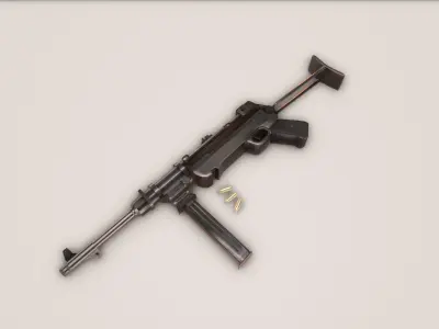 MP 40  Low-poly 3D model buy