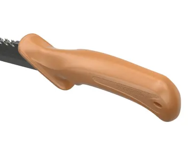 Machete With Ergonomic Handle 3D model