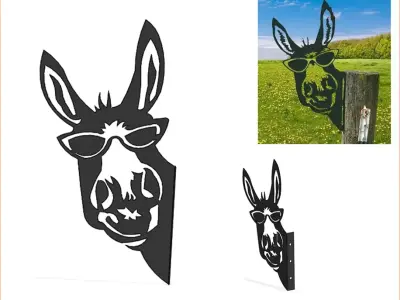 Sheet Metal Donkey 3D model