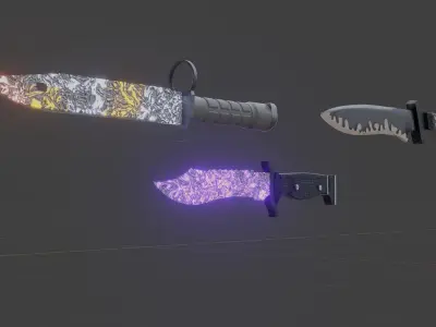 Promotion for 5 sales Low-poly 3D model