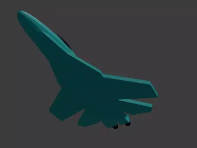 Aircraft SU-27 3D model