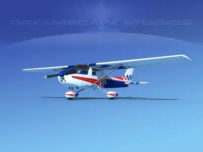Cessna 150 Aerobat V11 3D model