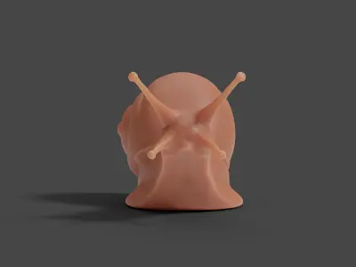 3D Snail Sculpture Model 3D model
