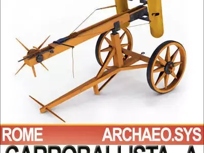 Roman Artillery Carroballista A Soedel Foley 3D model