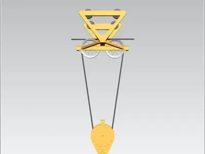 TOWER CRANE -Trolley sc- Free 3D model