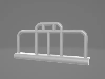 Zip Ties and Bias Plies Slave Lake Truck Bumper 3D model